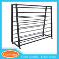 Professional design custom removable double sides 16 rolls fabric display rack for cloth art market